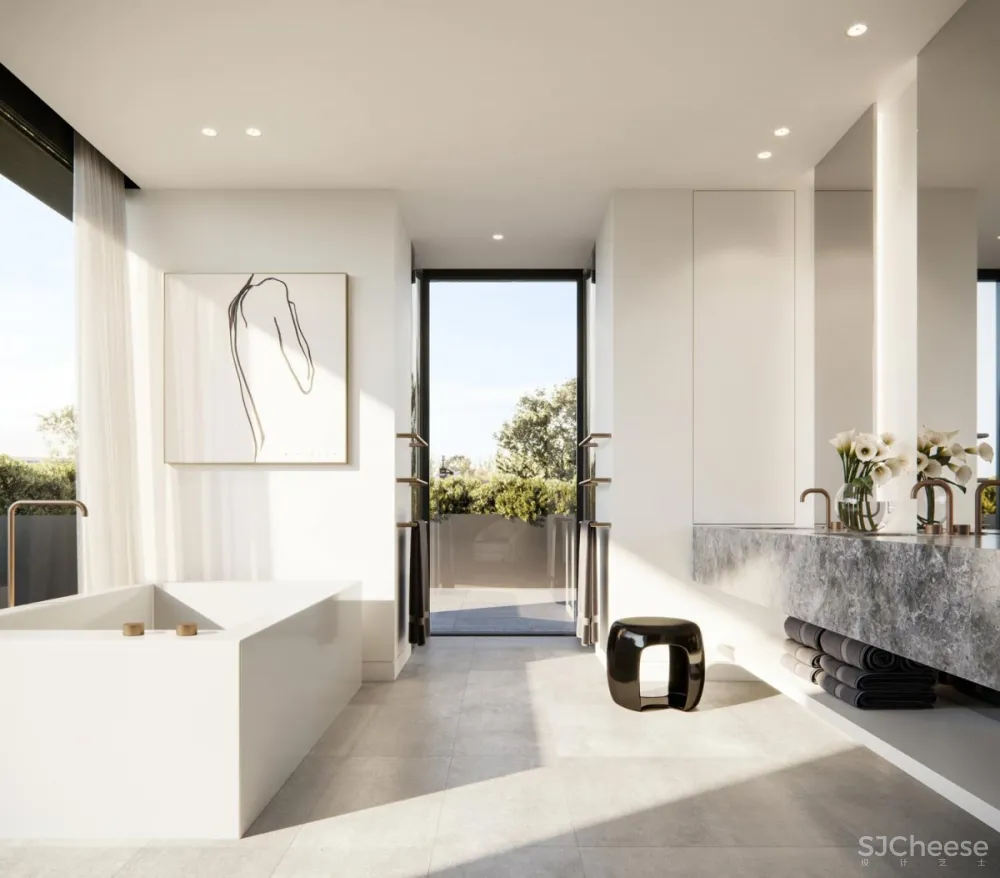 Conrad Architects | Malvern Townhouses , 现代轻奢的简约住宅