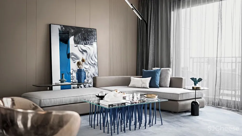 首发 吴文粒:240㎡简约叠墅,探寻沉静的艺术!