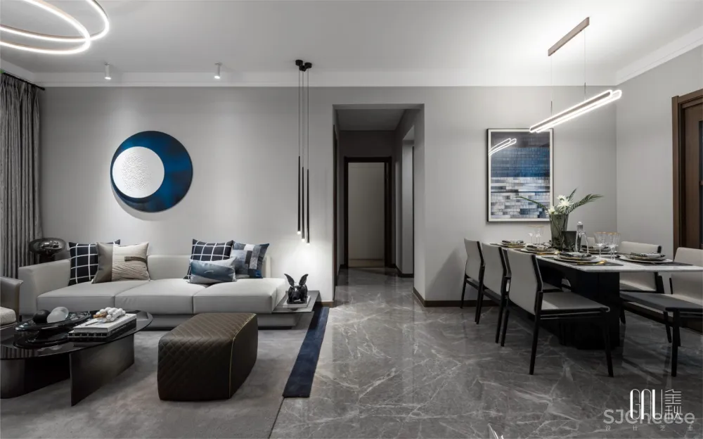 GNU新作 重庆·永川万科城 |深邃蓝,理性美