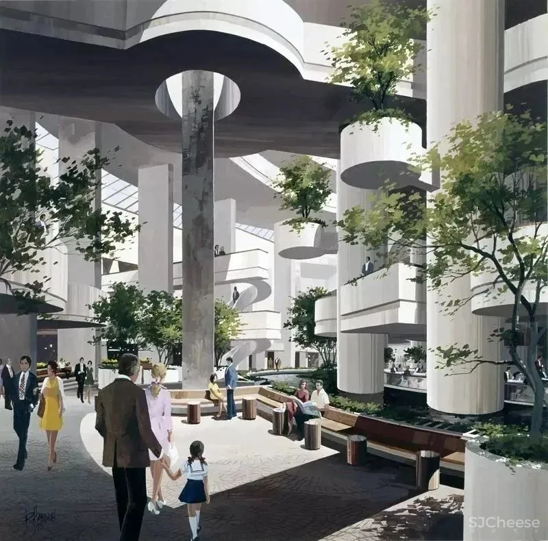 纪念最美“中庭”建筑师-约翰∙波特曼 John Portman