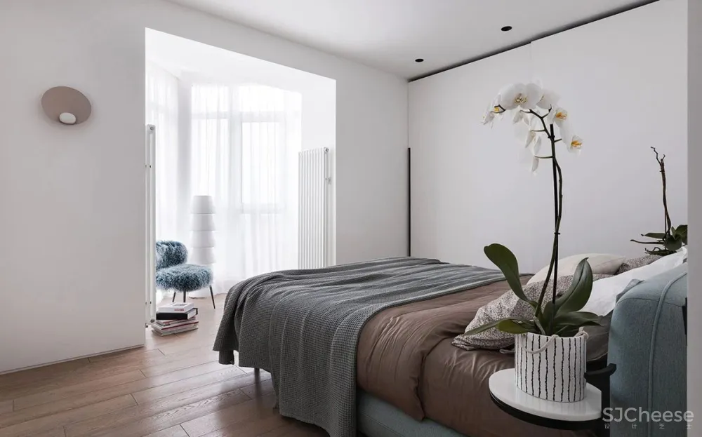 一家三口93.5平米,正是合适的惬意与舒适