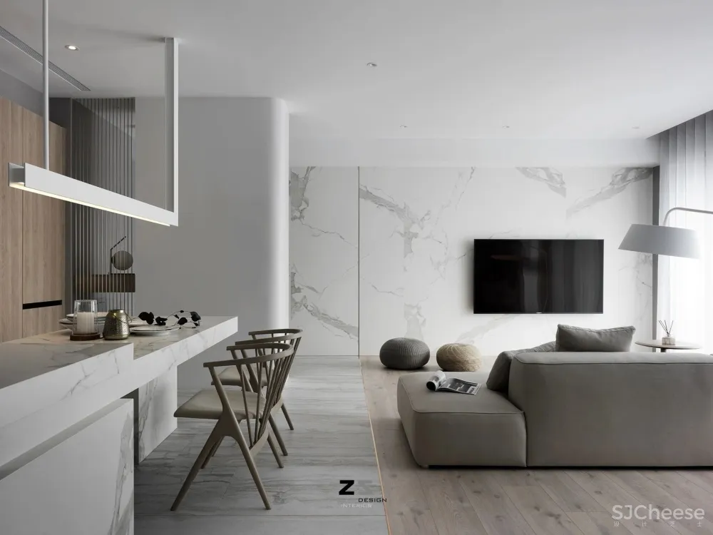 极简白 原木,舒适生活家