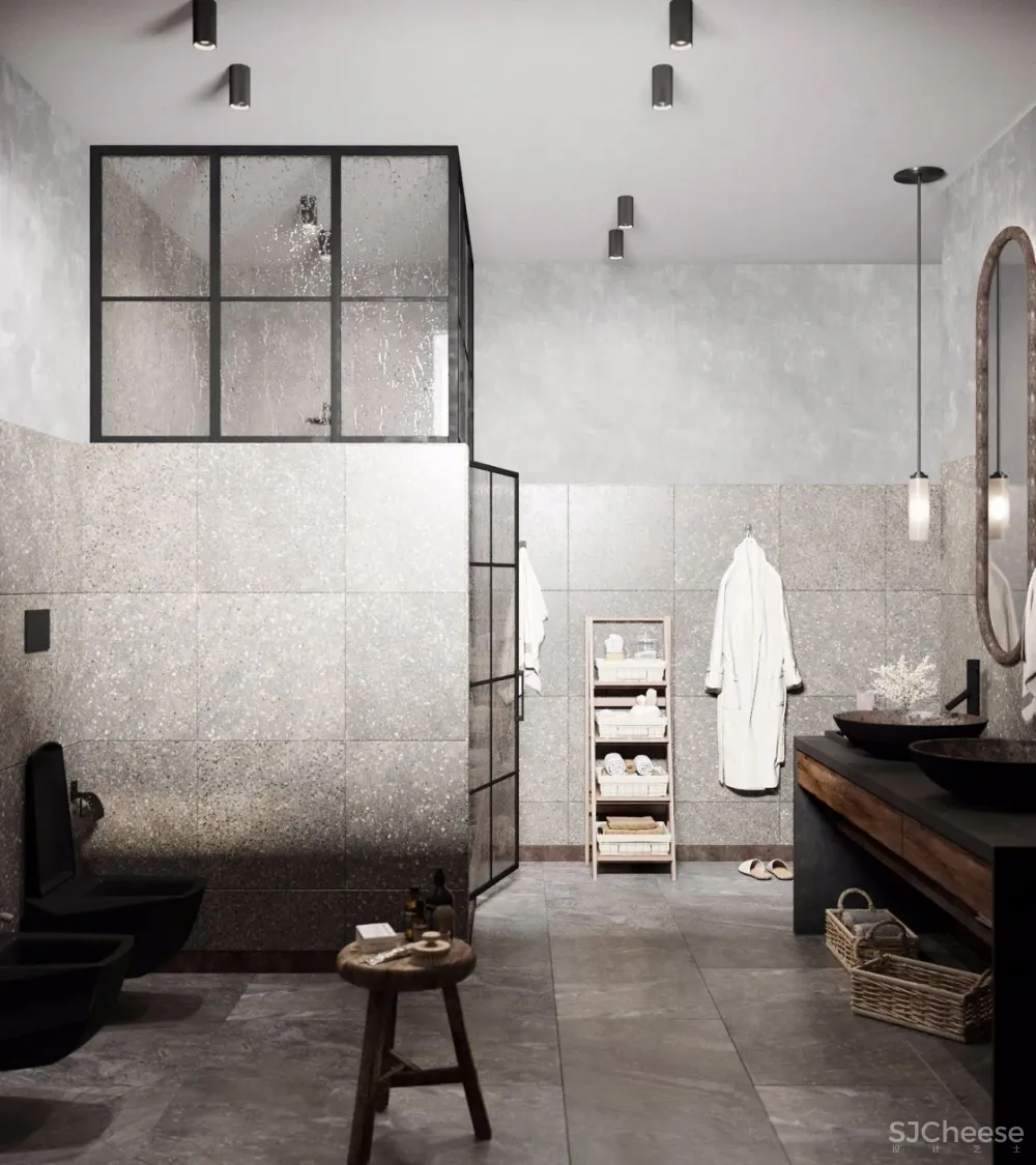 165㎡前卫复古风住宅,刚柔并济,优雅出新高度!