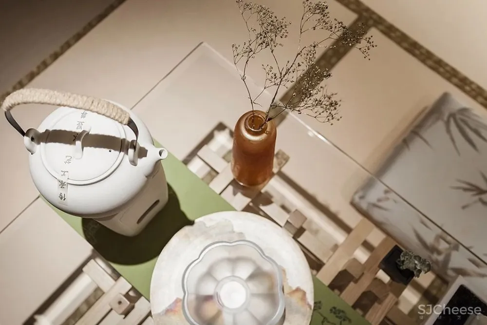 300㎡超美新中式：茶色悠然，新派雅趣！