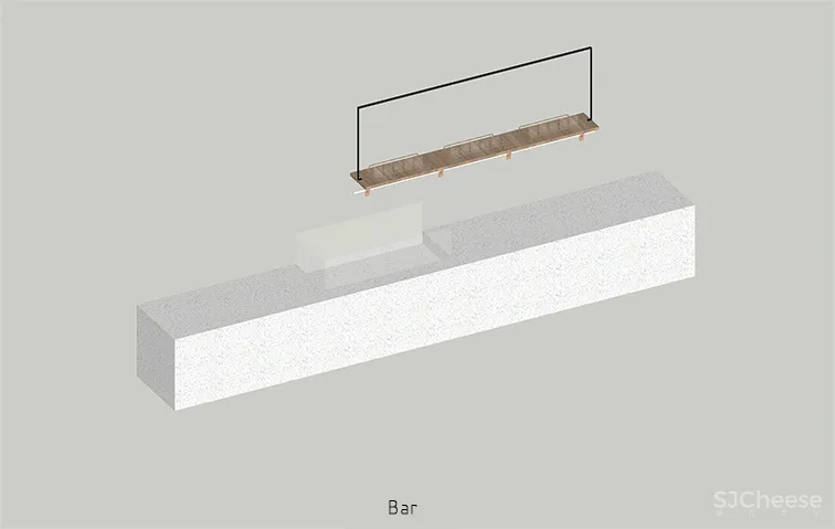 海底捞下午茶打浦路店 / 采一片云,连接自然与空间