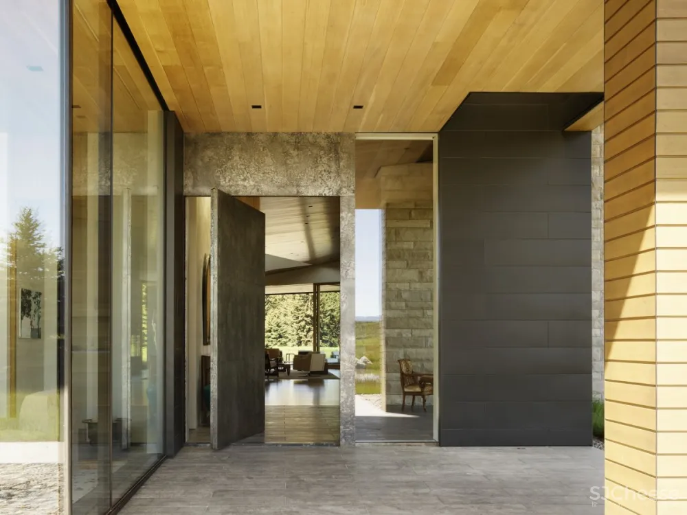 CLB Architects | Lefty Ranch House , 现代舒适的自然景观住宅