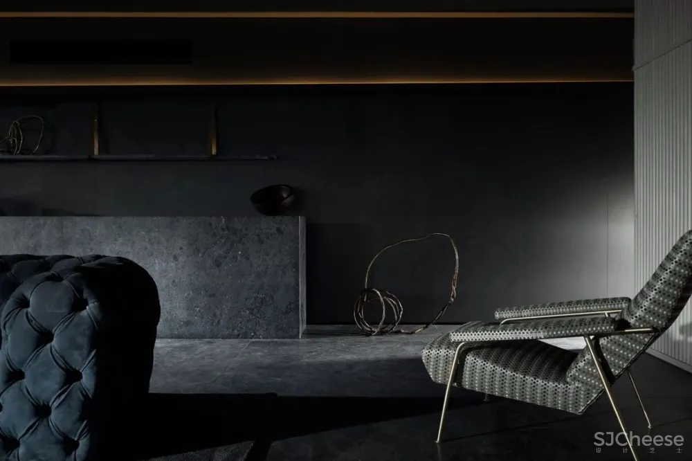 高冷色系空间,这质感太高级了!