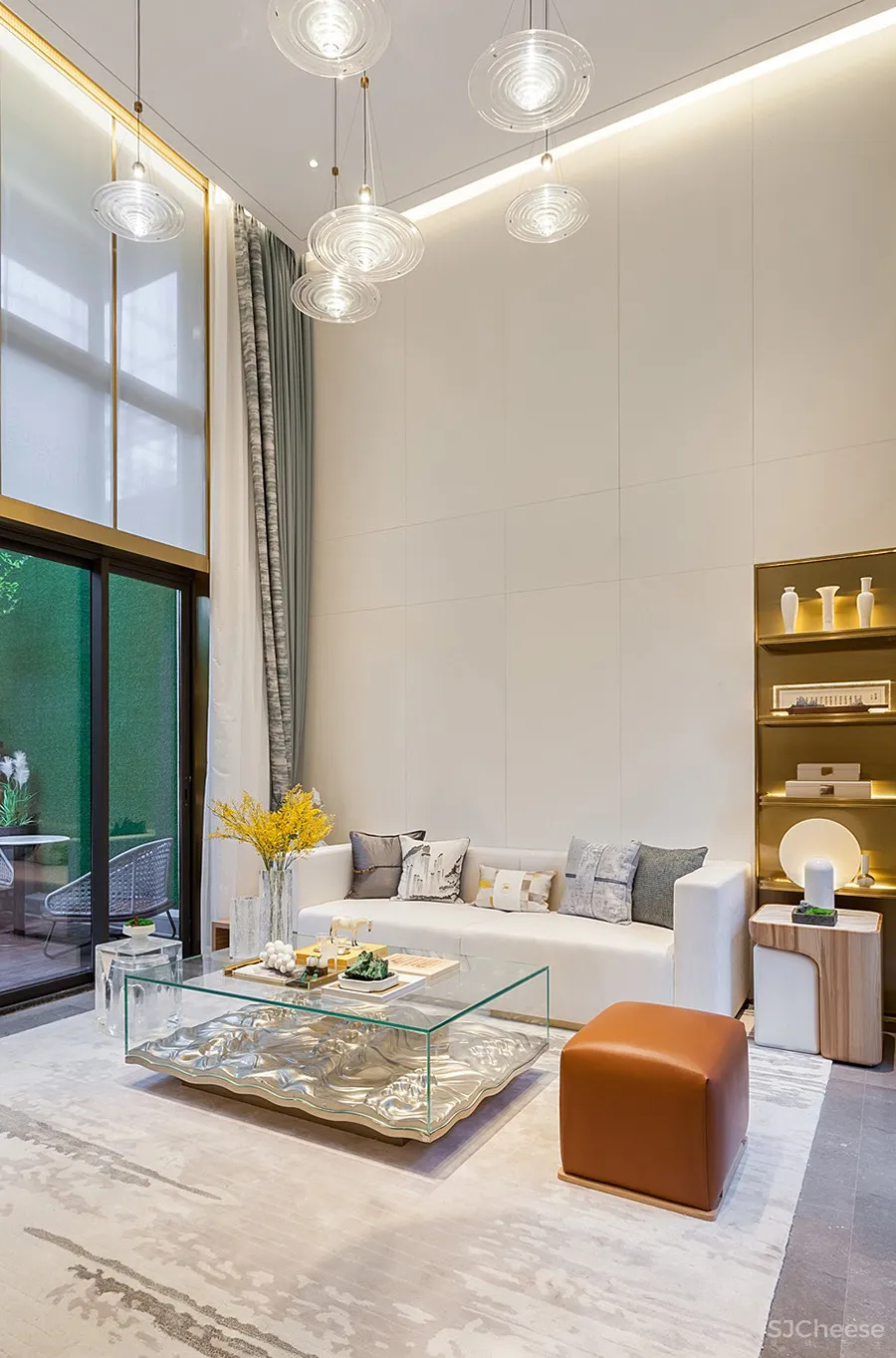 300㎡超美新中式：茶色悠然，新派雅趣！