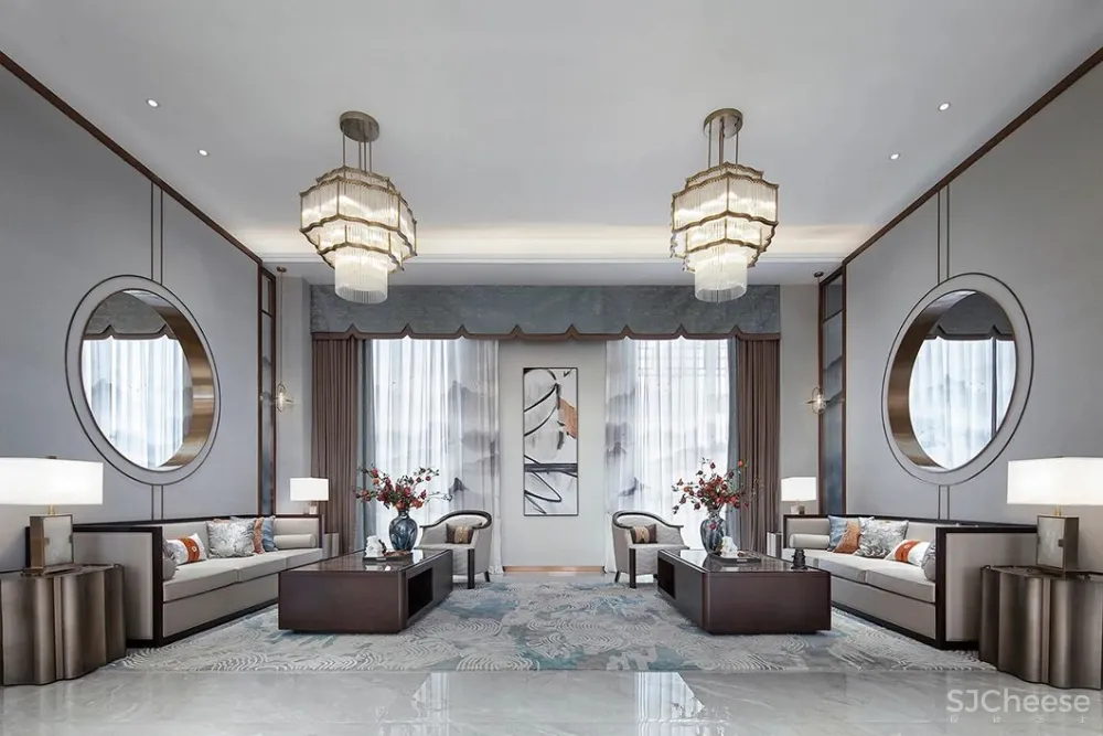 新中式 高级灰,超凡脱俗的设计格调!