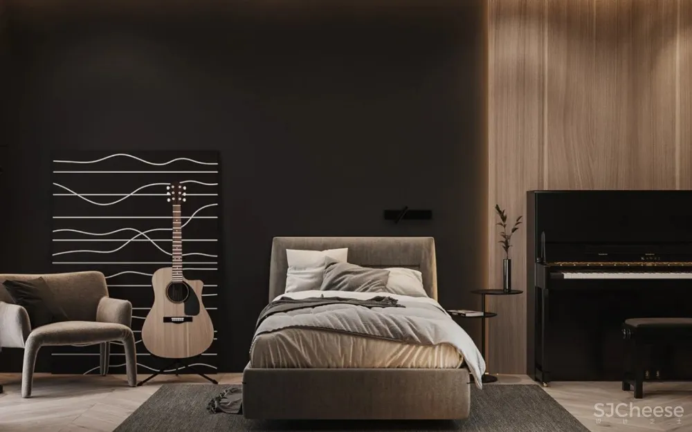 170㎡大都市住宅，大理石 胡桃木，绝对的美学！