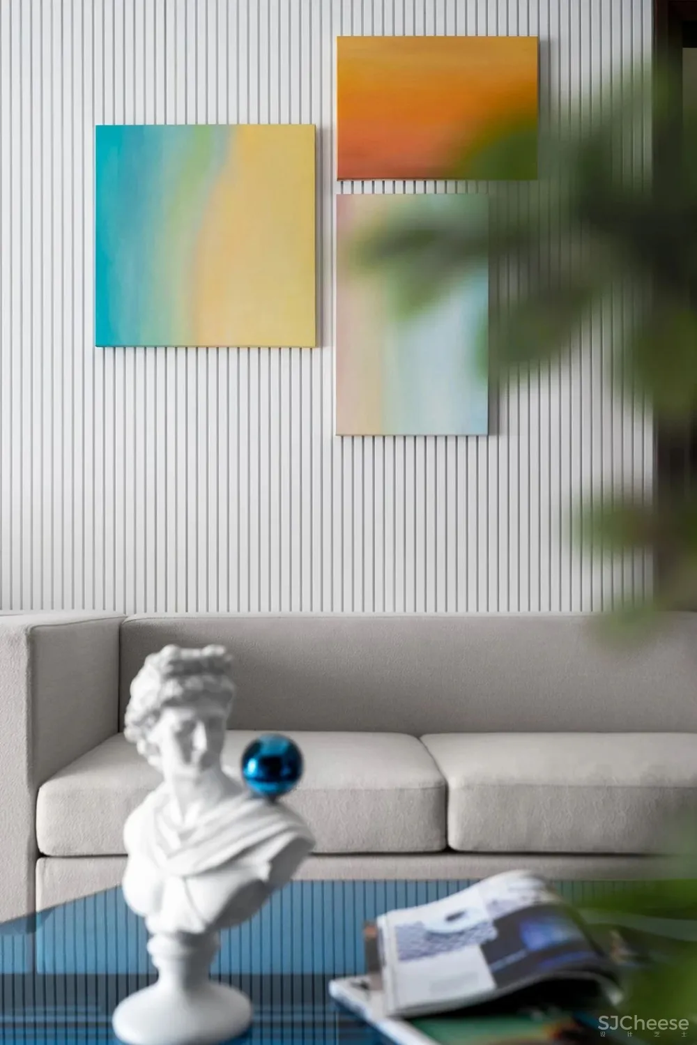 这样的撞色搭配,太美了!