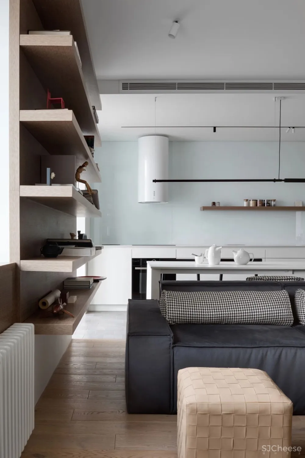 一家三口93.5平米,正是合适的惬意与舒适