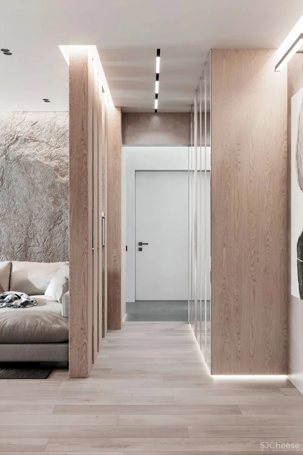 85㎡精巧简雅住宅，沁入人心的质感美！