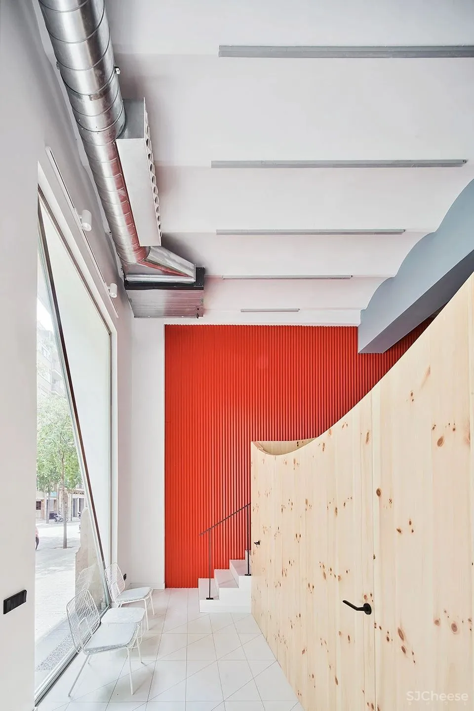 弧形隔断“森林” 西班牙Impress牙科诊所 Raúl Sánchez Architects