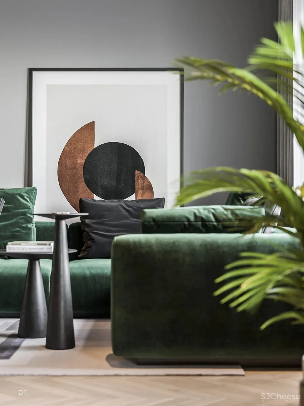 绿色 轻奢,写意悠然清新空间