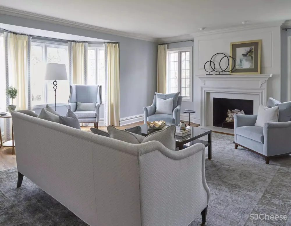 高级灰 蓝色，打造优雅的高贵感