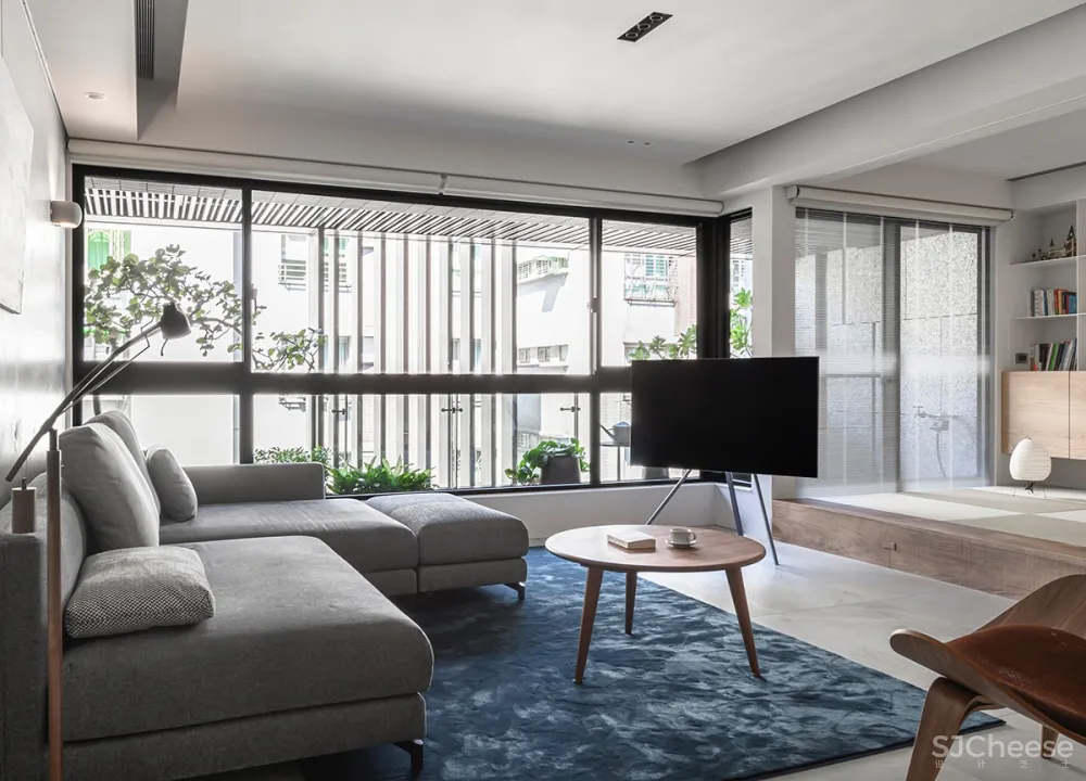 99㎡简约纯净舒适宅 贰月设计