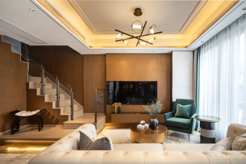 146㎡建邦国宸府,精致生活,在热烈的艺术间穿行 丽凯设计