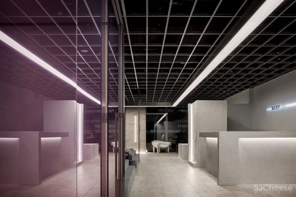 模糊图像与现实空间之间的界限 WARP办公空间 I IN Inc.