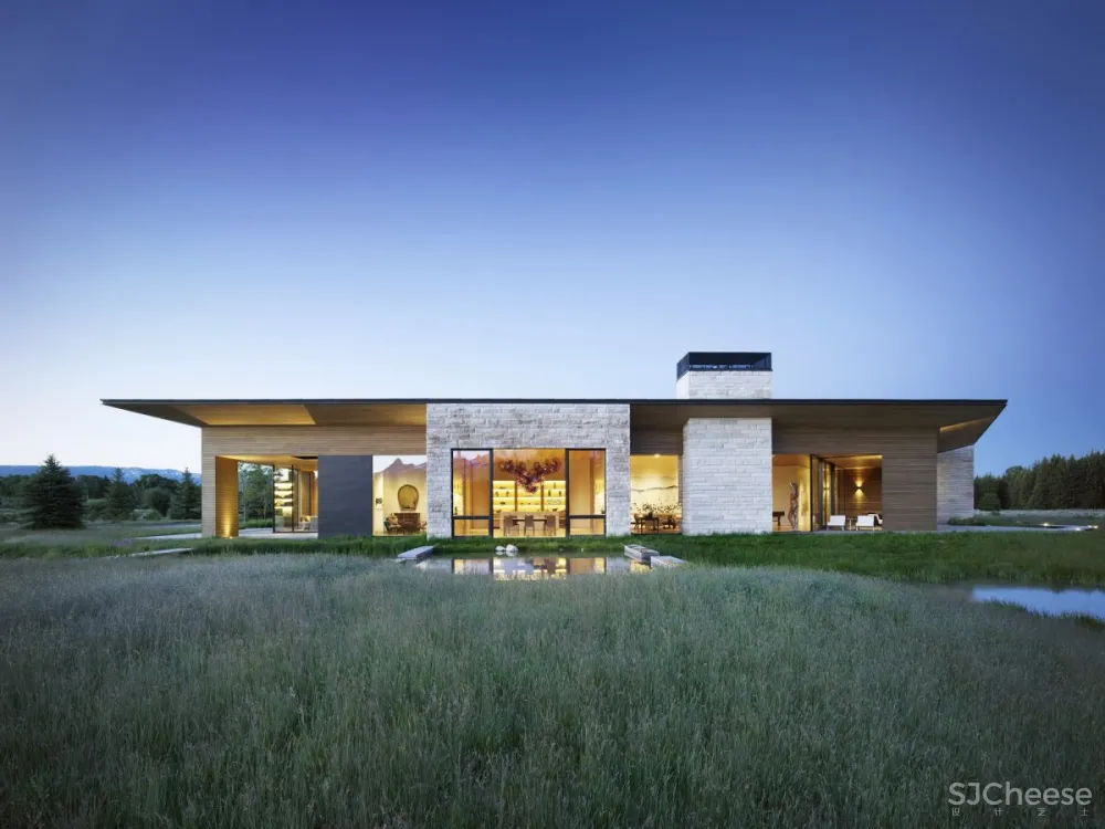 CLB Architects | Lefty Ranch House , 现代舒适的自然景观住宅