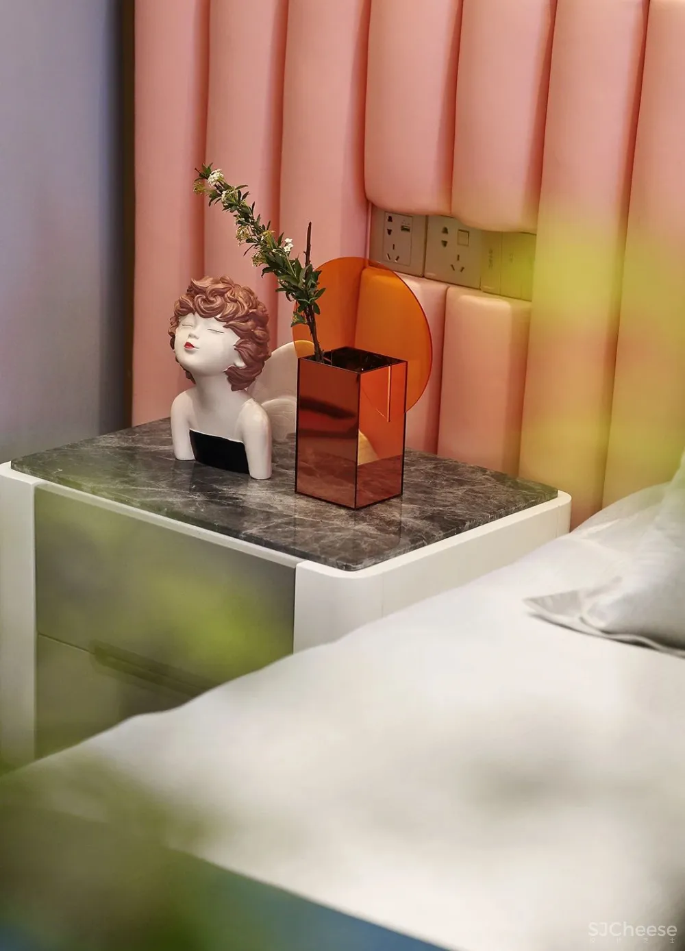 这样的撞色搭配,太美了!