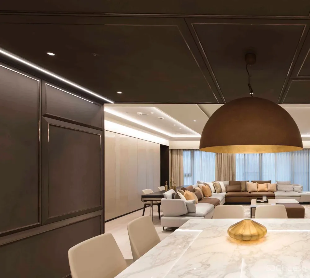 陈连武新作 300㎡棕色系私宅,品味生活中的“苦和甜”!