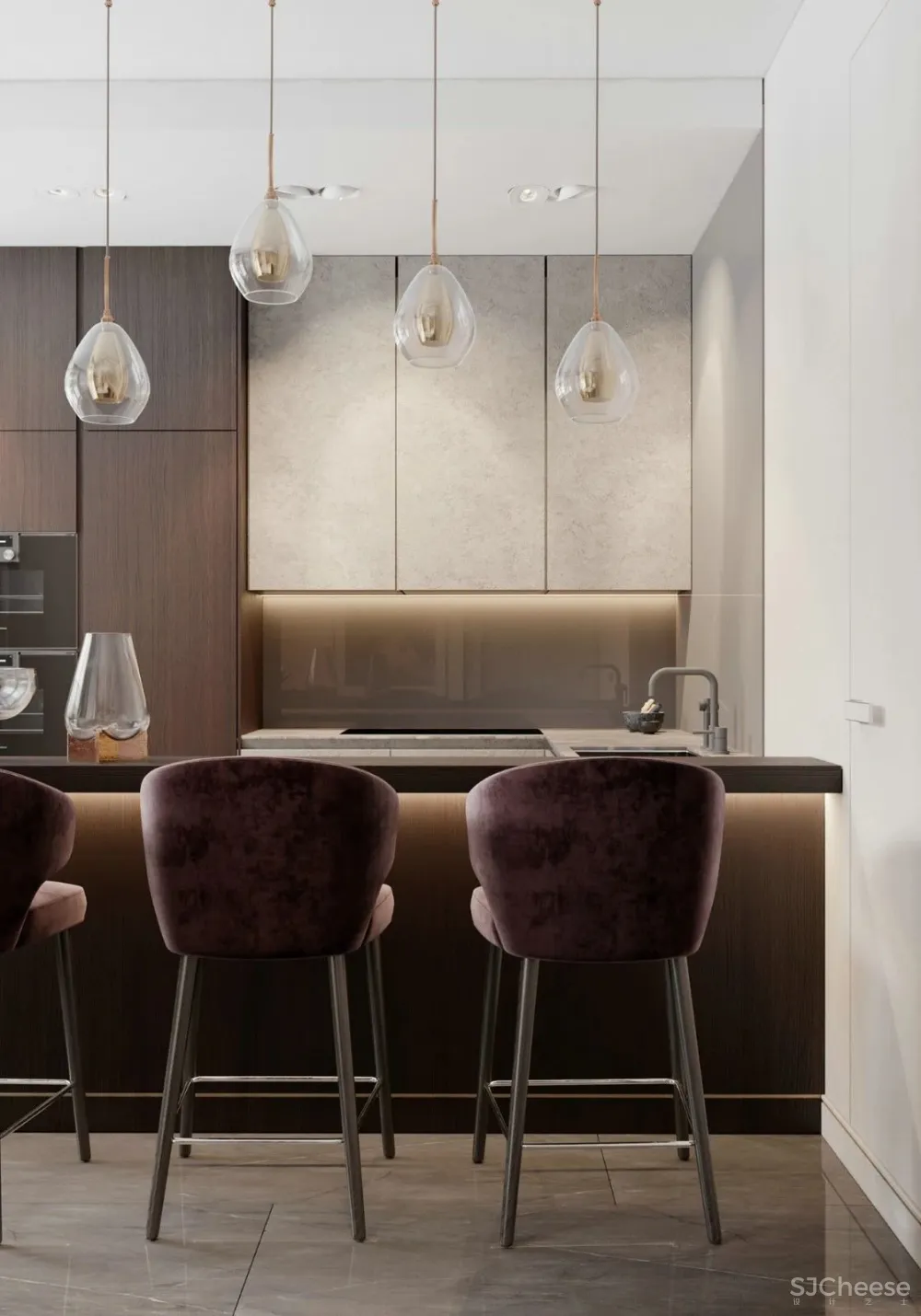 贴近自然的暖粉色公寓,大气实用,颇具格调!