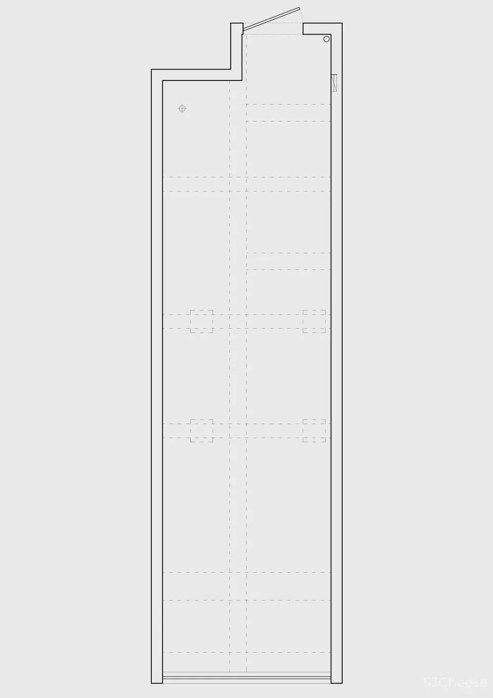 33㎡,3.5m高,3m宽,竟然变身双层豪宅?70后商务男的家,深色的大气!