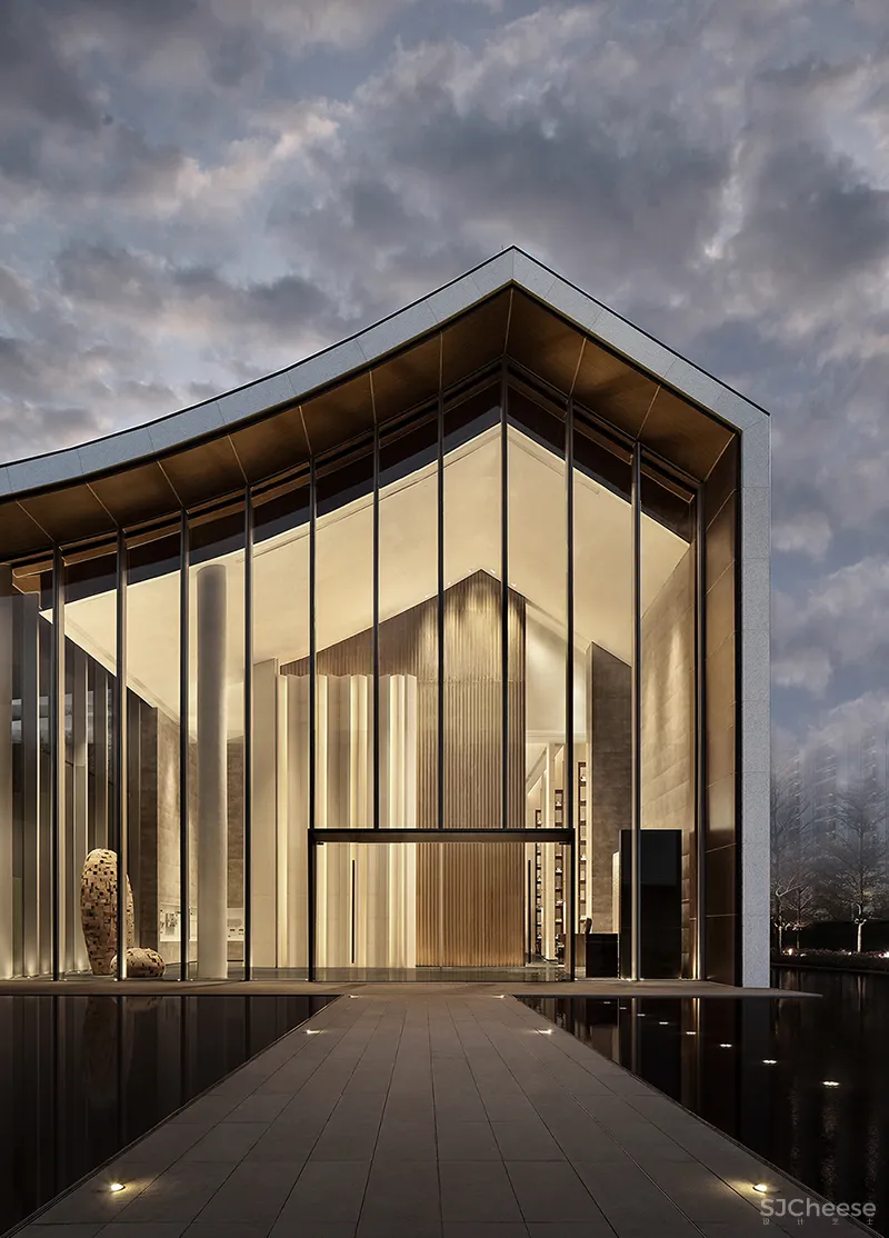 CCD.郑中新作 广州「保利·拾光年」售楼处 效果图和实景照片