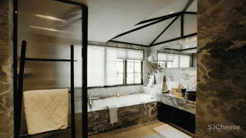 给明星装了多套房子后,他买下3层别墅,为自己打造出终极豪宅