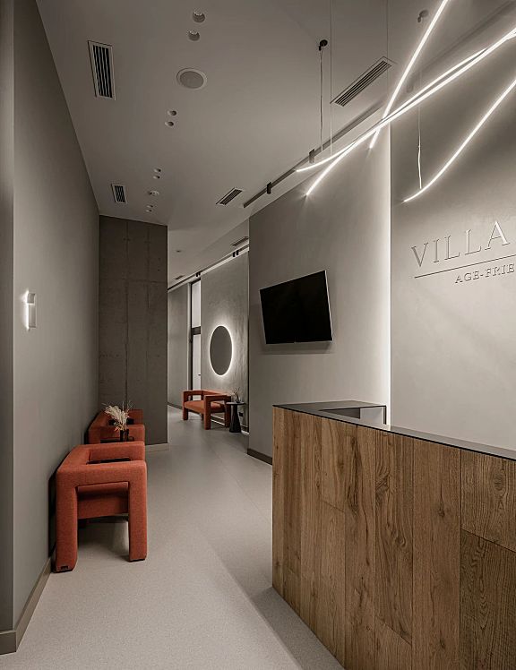 柔和色调的医学美容空间,舒适而温馨的空间!