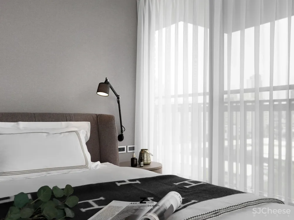 极简白 原木,舒适生活家