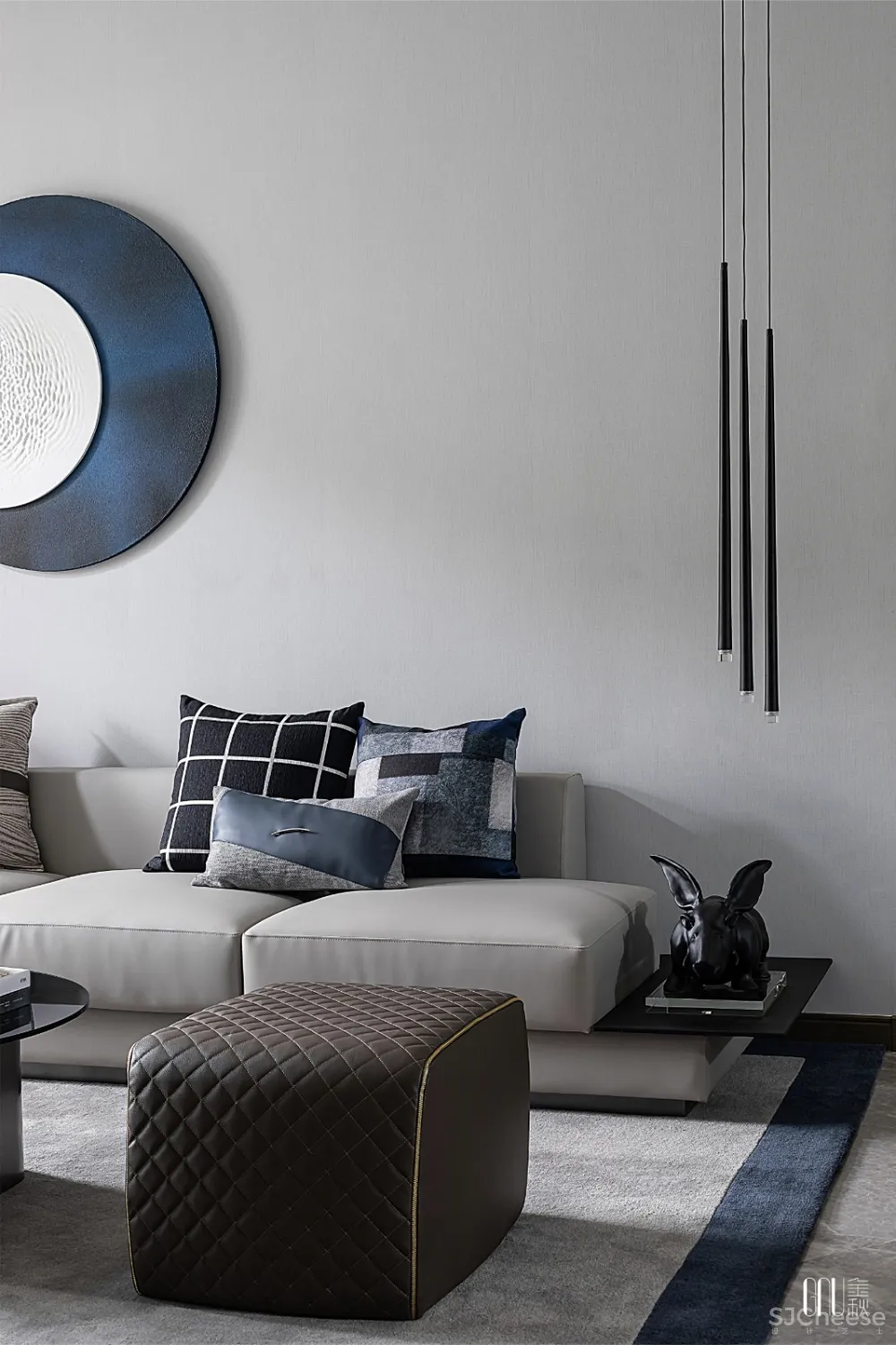 GNU新作 重庆·永川万科城 |深邃蓝,理性美