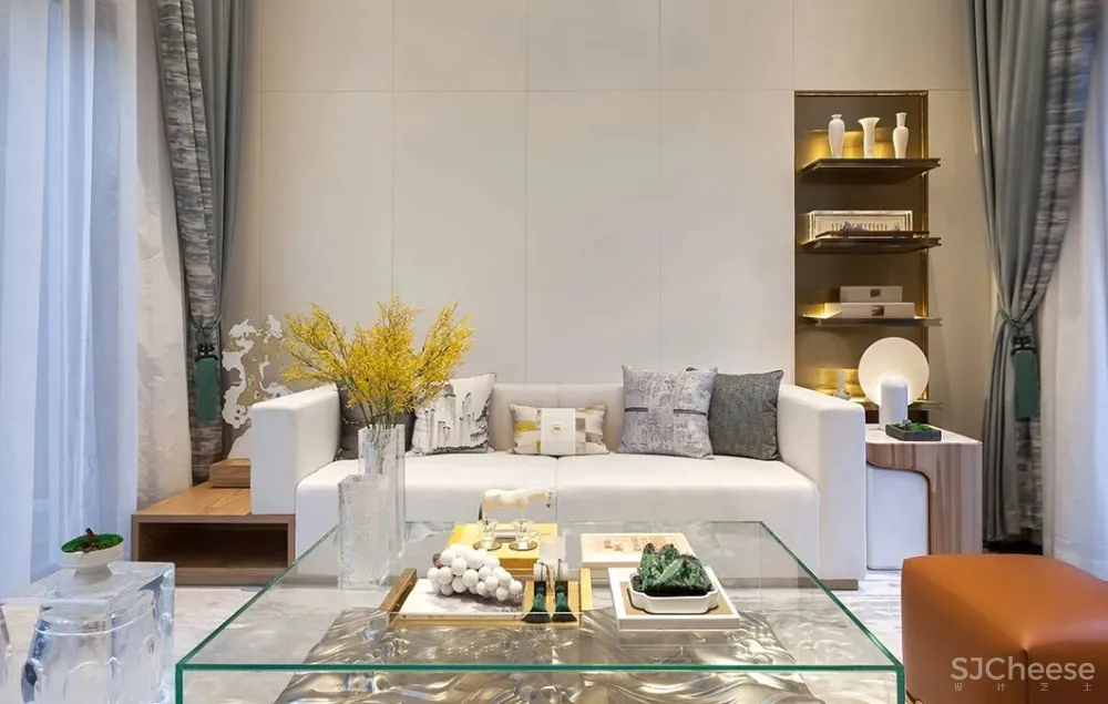 300㎡超美新中式：茶色悠然，新派雅趣！