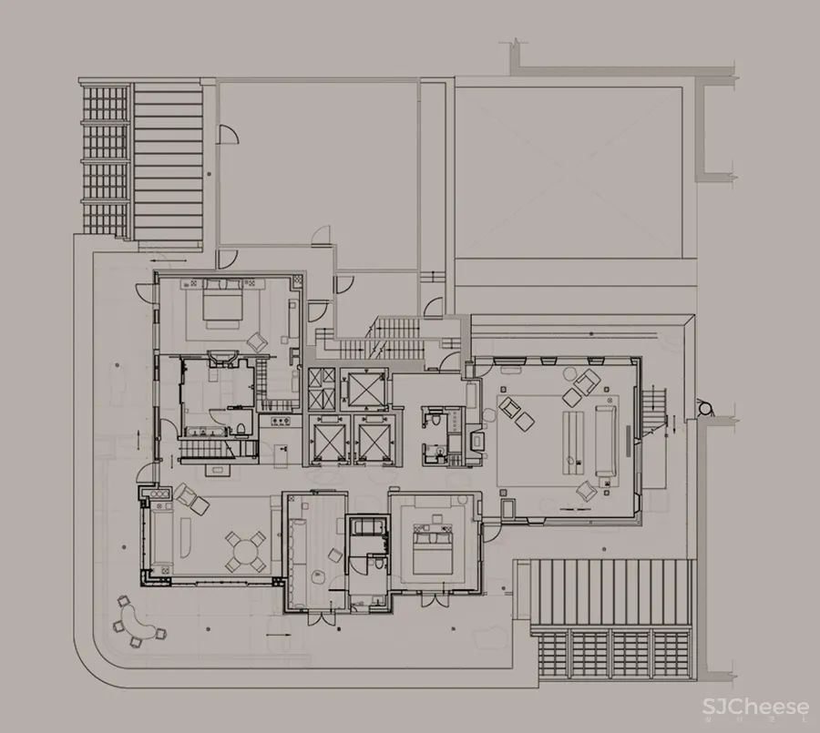 Axel Vervoordt | Greenwich Penthouse , 纽约侘寂顶层公寓