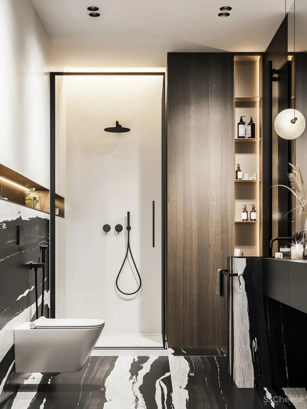 113㎡实用大两居,轻奢简致!