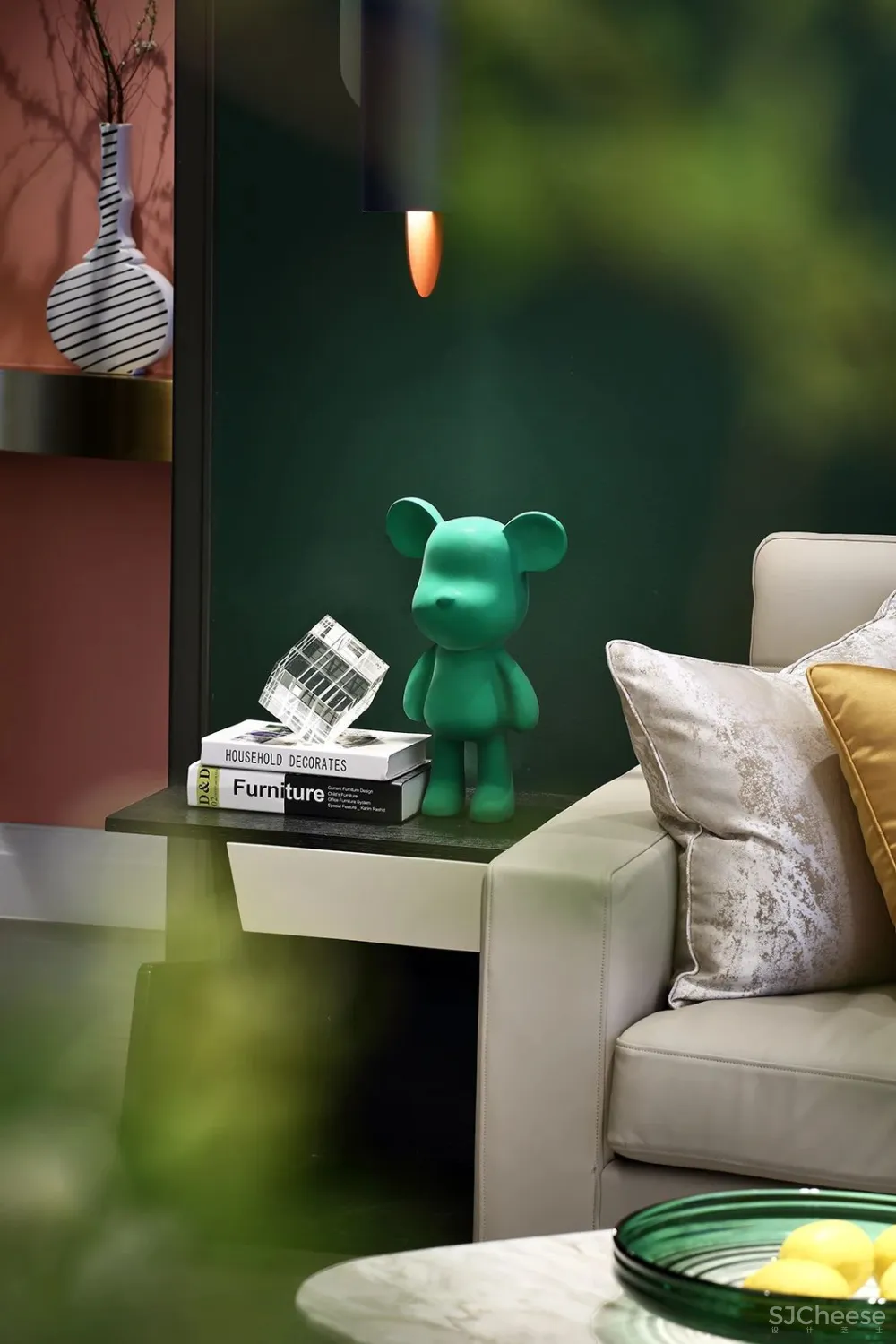 这样的撞色搭配,太美了!