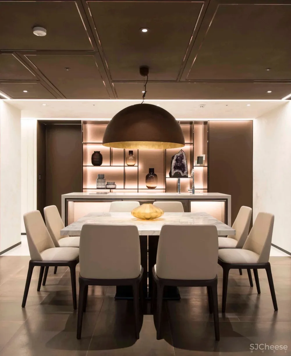 陈连武新作 300㎡棕色系私宅,品味生活中的“苦和甜”!