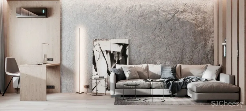 85㎡精巧简雅住宅，沁入人心的质感美！