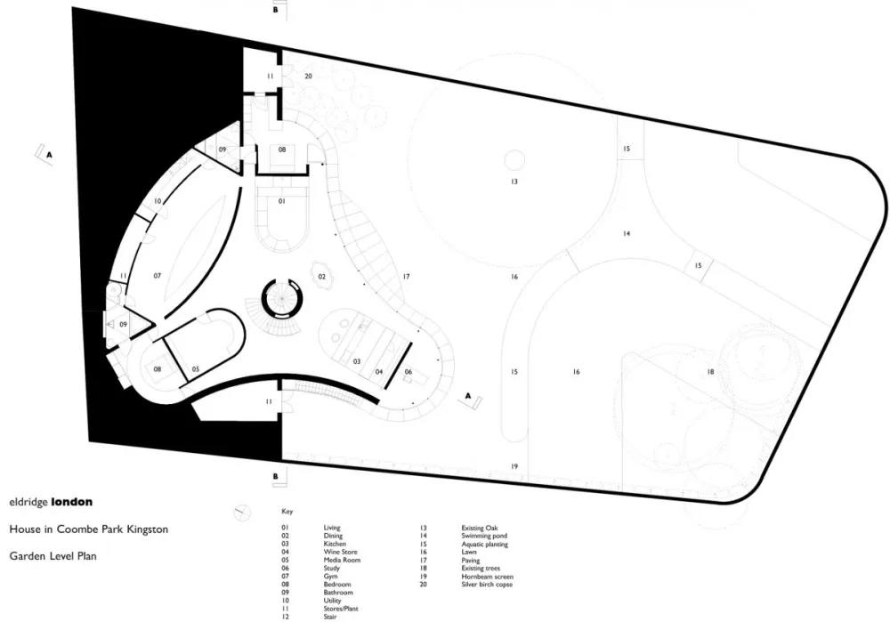 Eldridge London | Coombe Park House , 新古典主义的戏剧性住宅