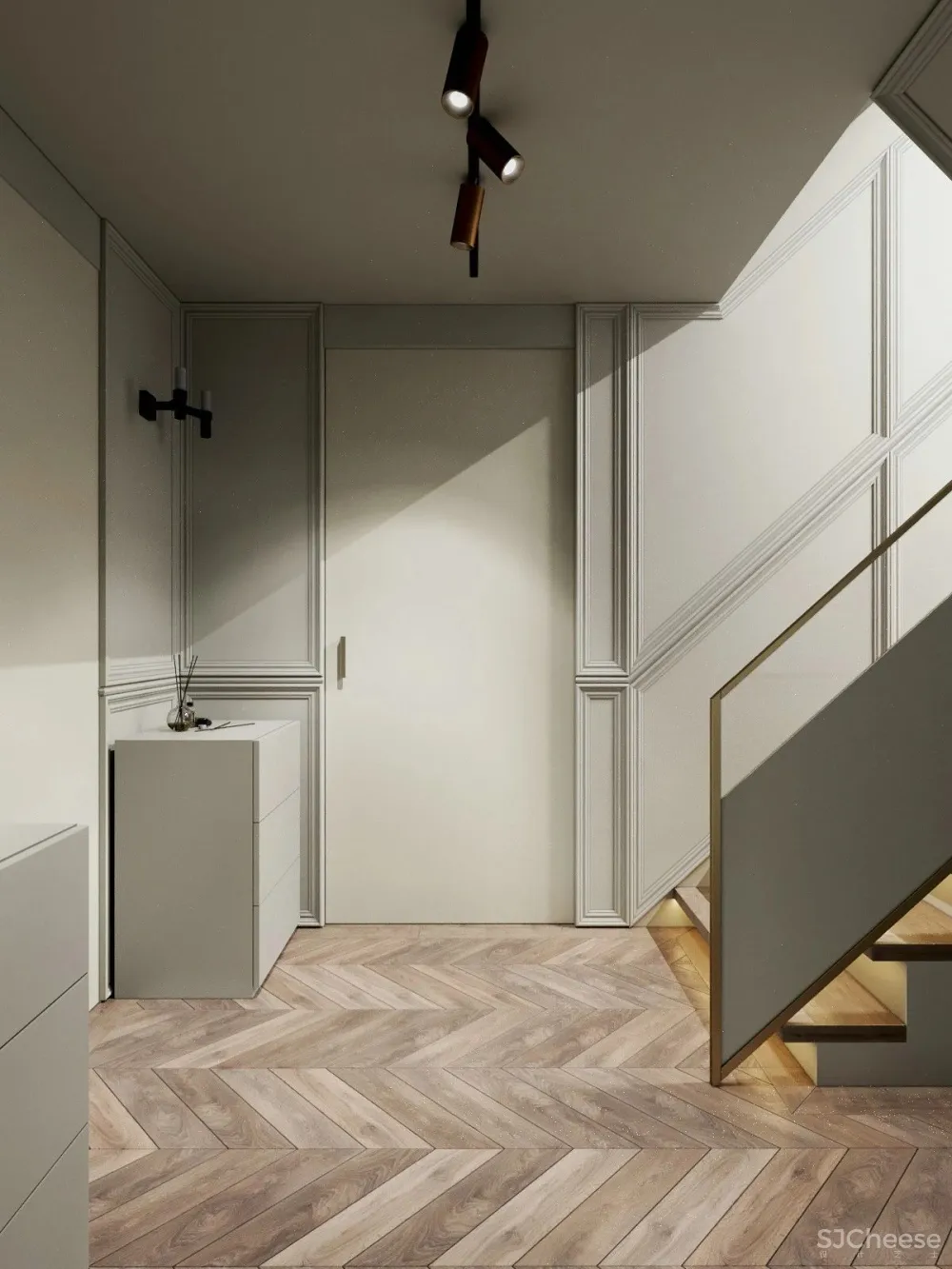 现代简欧住宅，淡雅生活的精致居所！