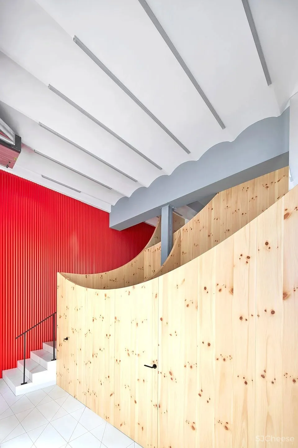 弧形隔断“森林” 西班牙Impress牙科诊所 Raúl Sánchez Architects