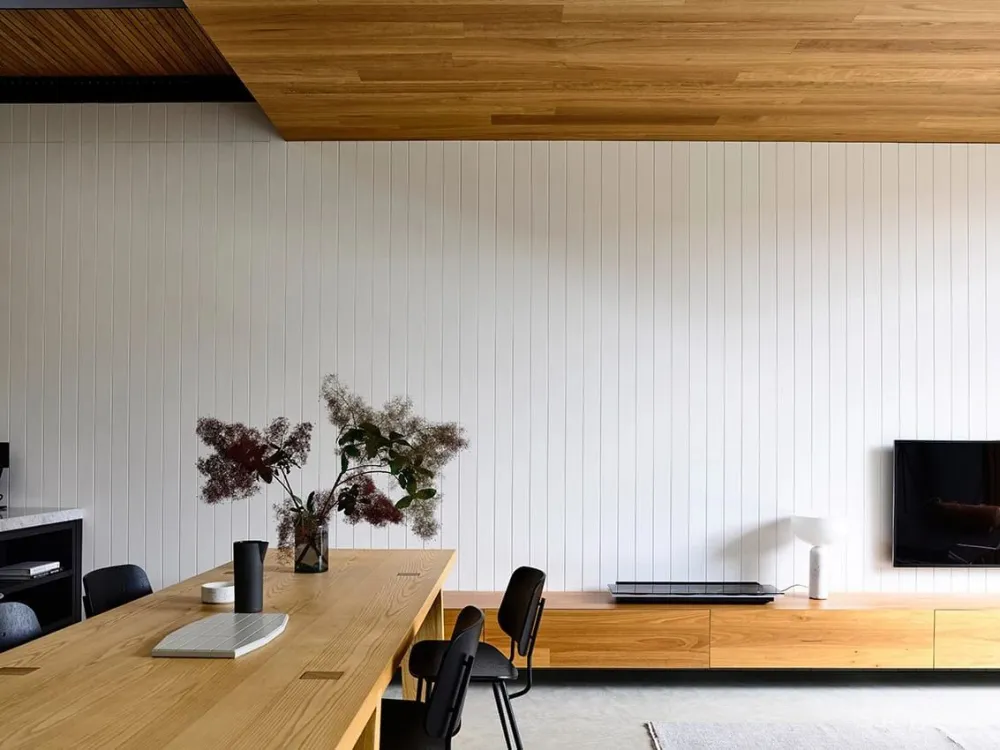 简约现代住宅，用木材打造出温暖舒适的家！