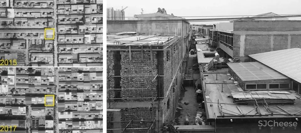 新作 联排住宅的创意改造 缝中之家,北京 察社办公室