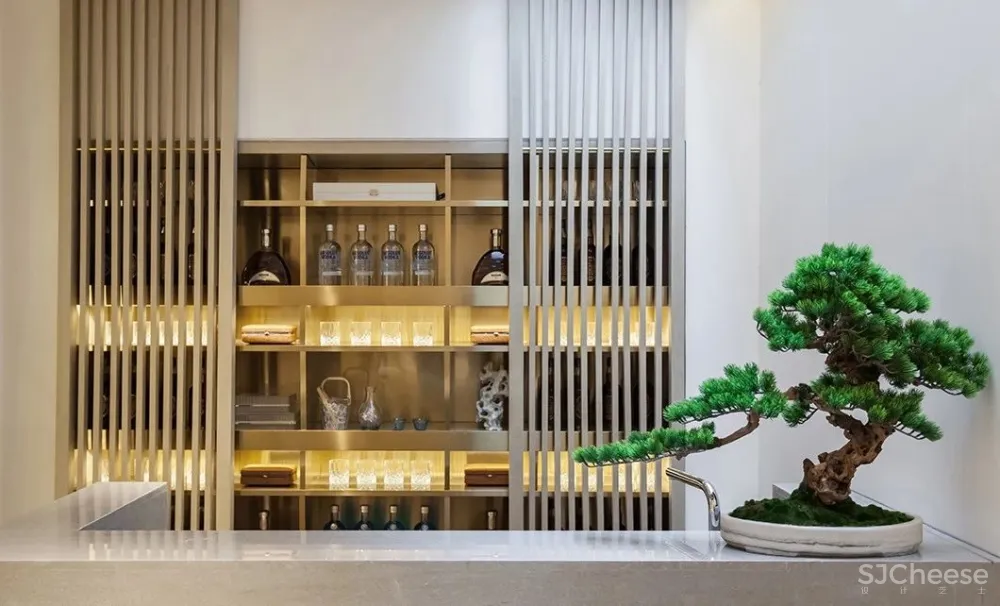 300㎡超美新中式：茶色悠然，新派雅趣！