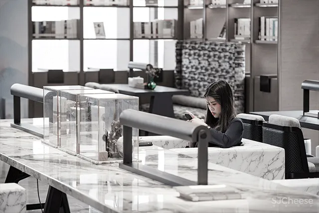 高级灰 新中式,融创广深春风岭南图书馆:以阅读的日常,镌刻一座精神地标