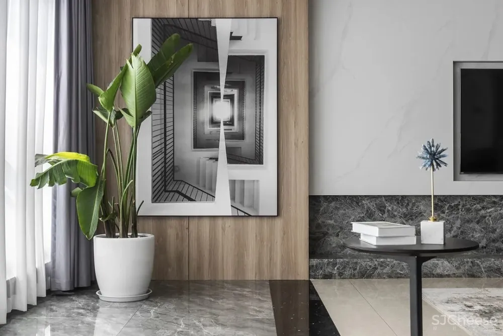 130㎡精装房改造，简约纯净的空间，才是生活的模样 初晨设计