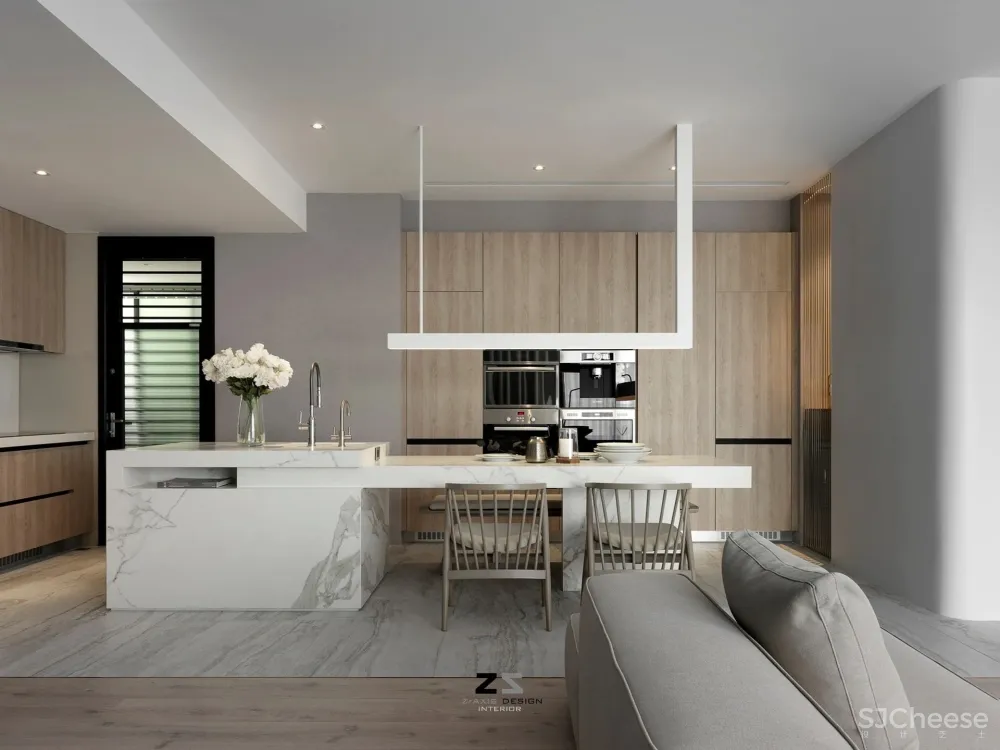 极简白 原木,舒适生活家