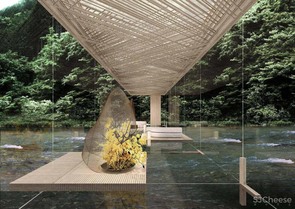 Gwenael Nicolas | Sen Hakone度假村 , 日式“虚拟酒店”的构想