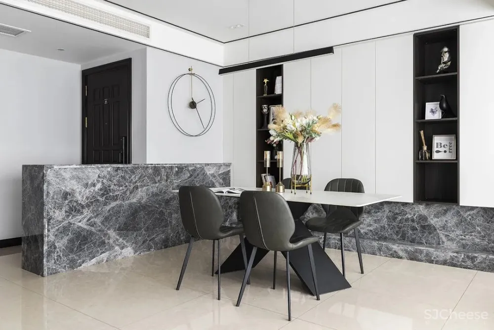 130㎡精装房改造，简约纯净的空间，才是生活的模样 初晨设计